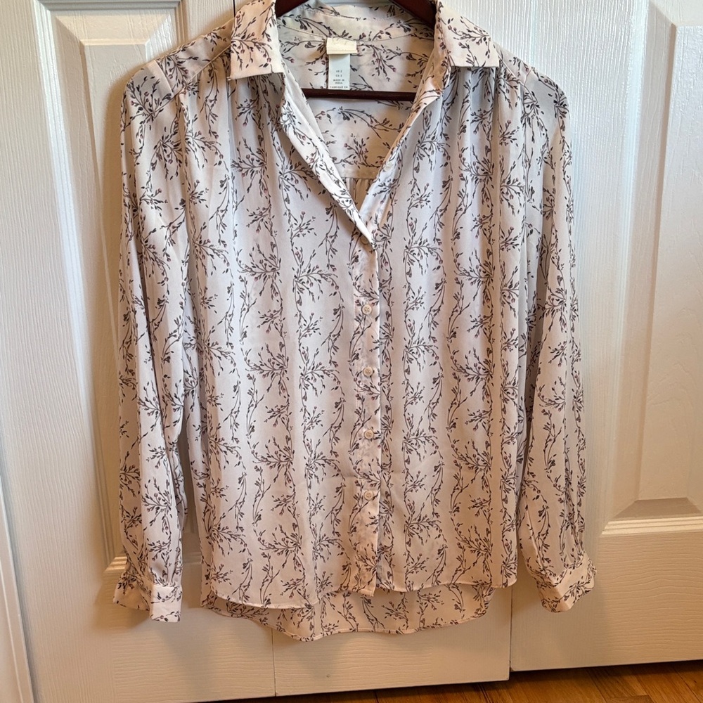 H&M Pink Floral Top